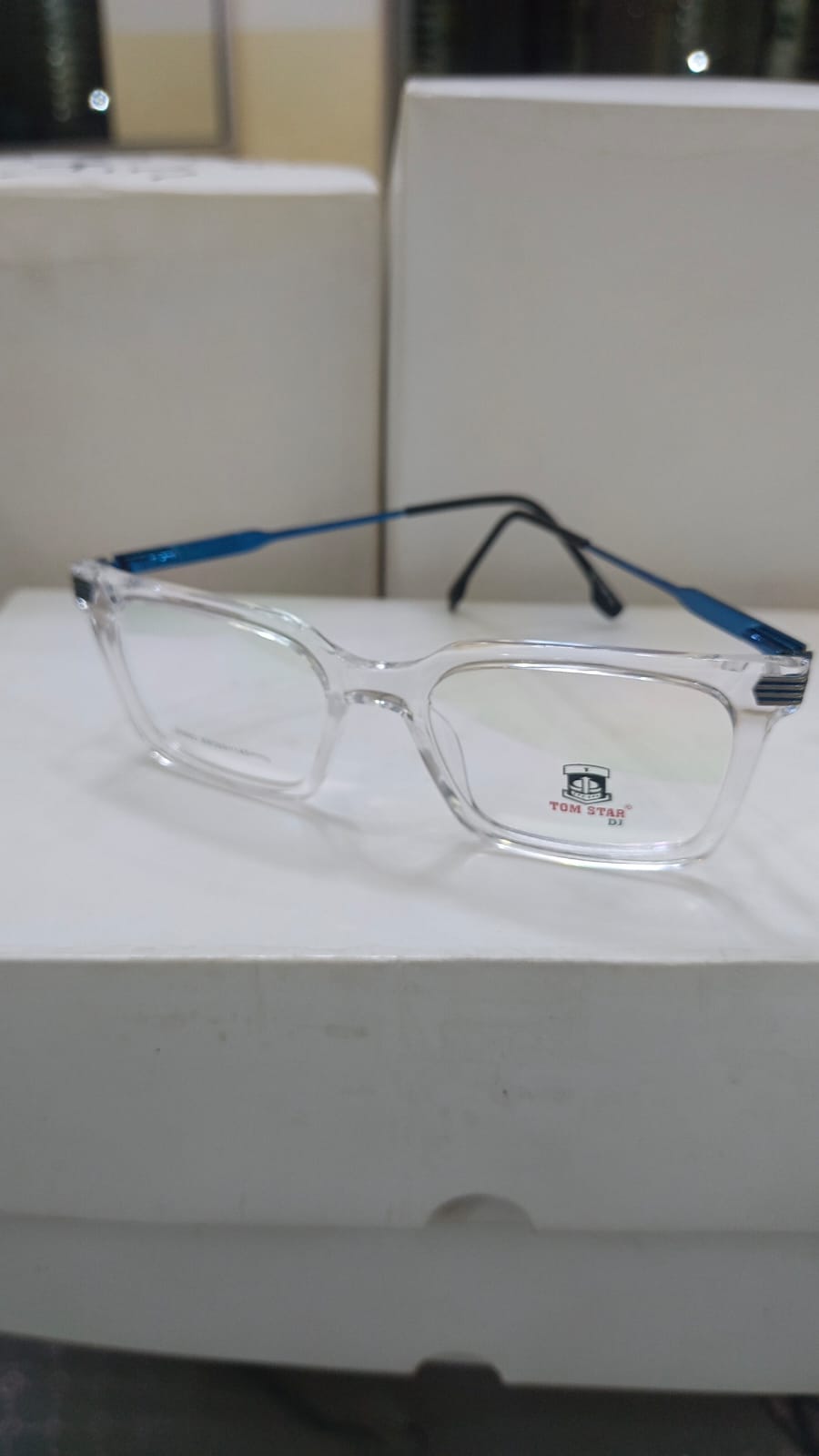 Tom Star transparent hexagon optical frame modern stylish glasses for men & women